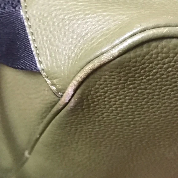 Coach Hudson Leather Backpack, Olive Green, F36811 - Picture 15 of 16